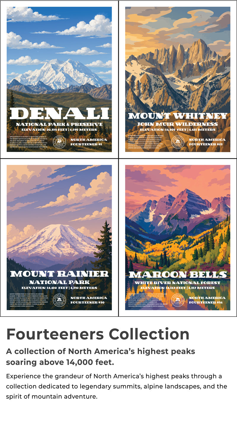 North America Fourteeners Collection