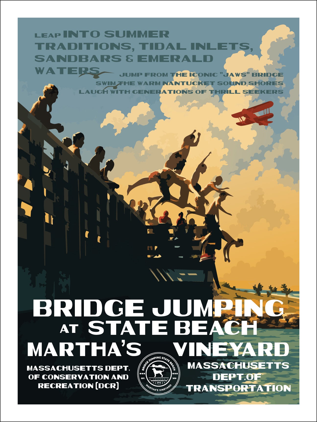 Bridge Jumping At State Beach