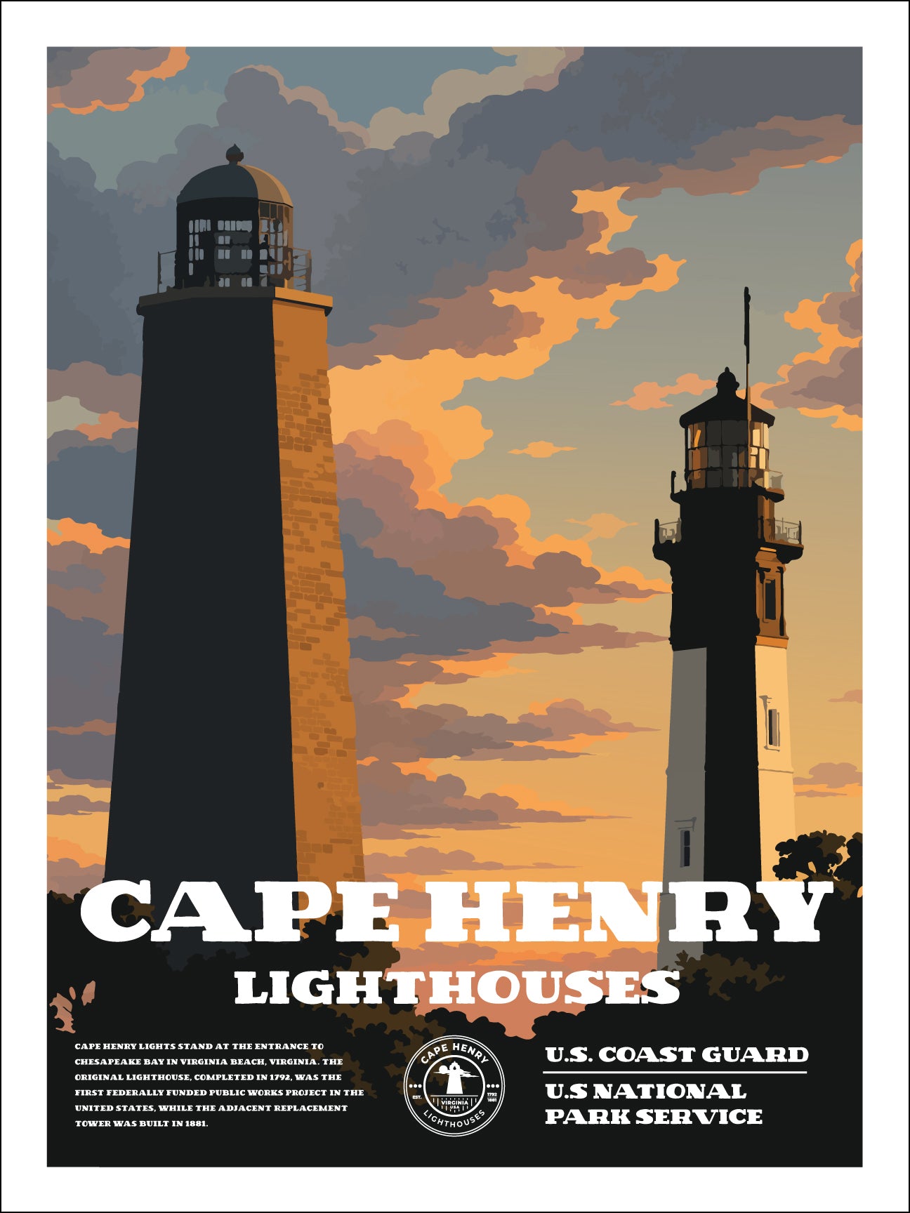 Cape Henry Lighthouses
