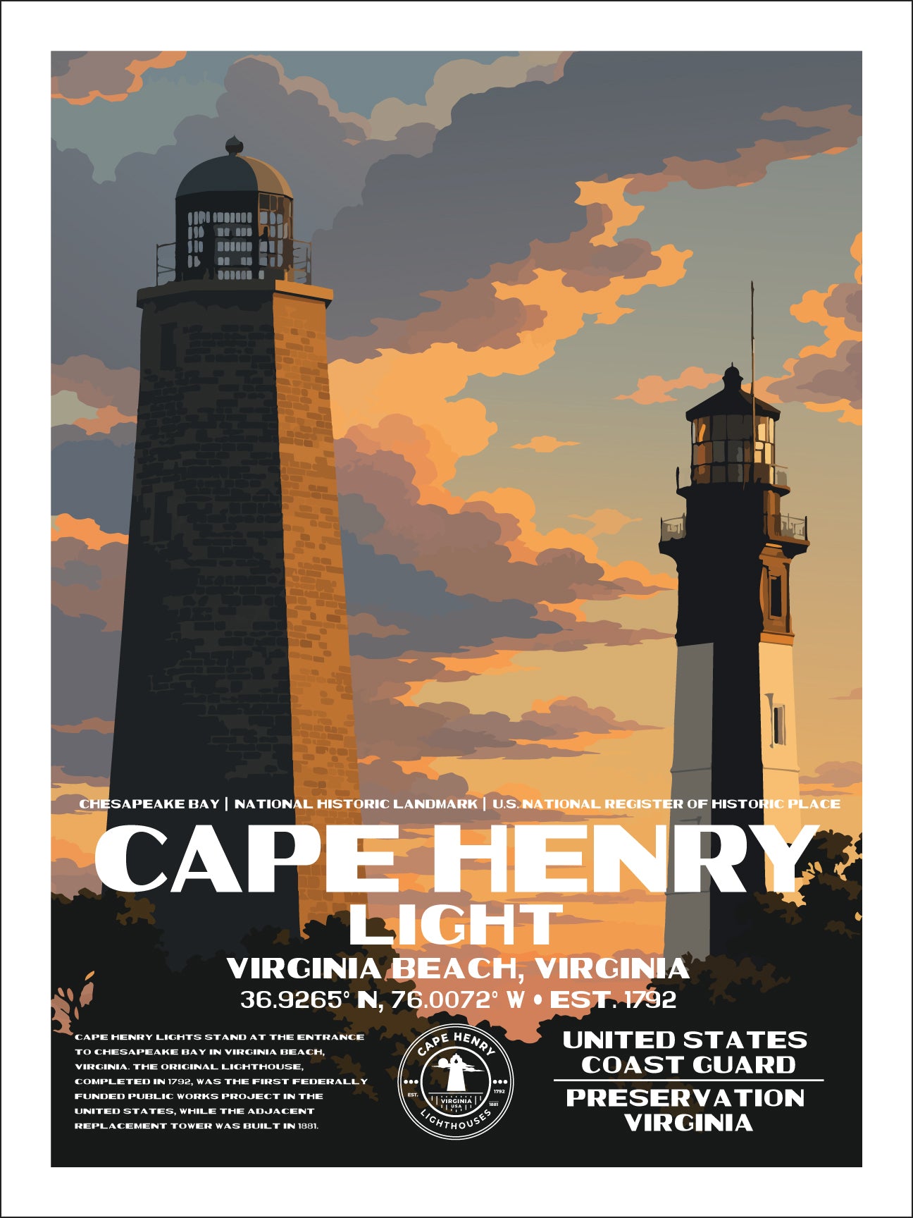 Cape Henry Lighthouses
