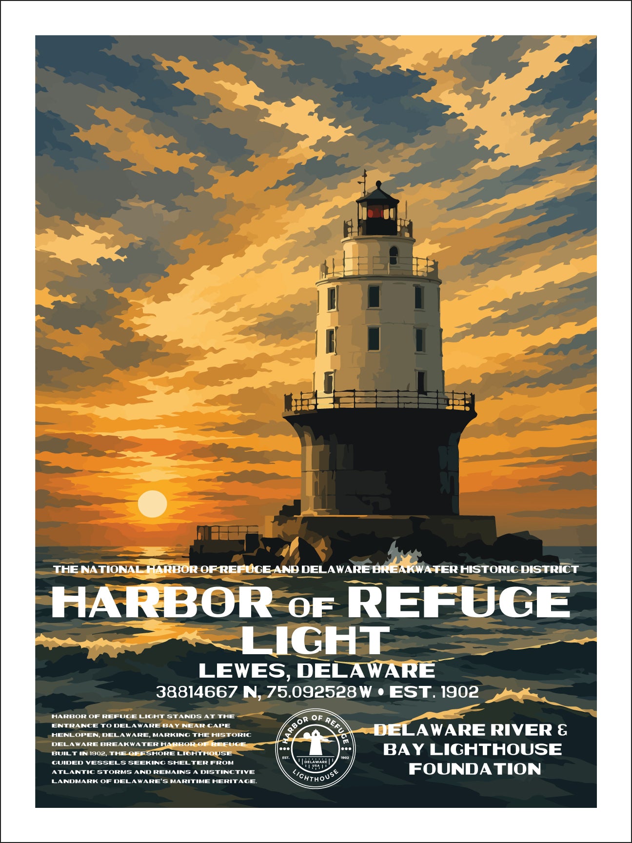 Harbor of Refuge Lighthouse