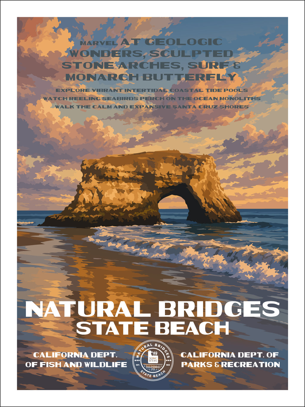 Natural Bridges State Beach