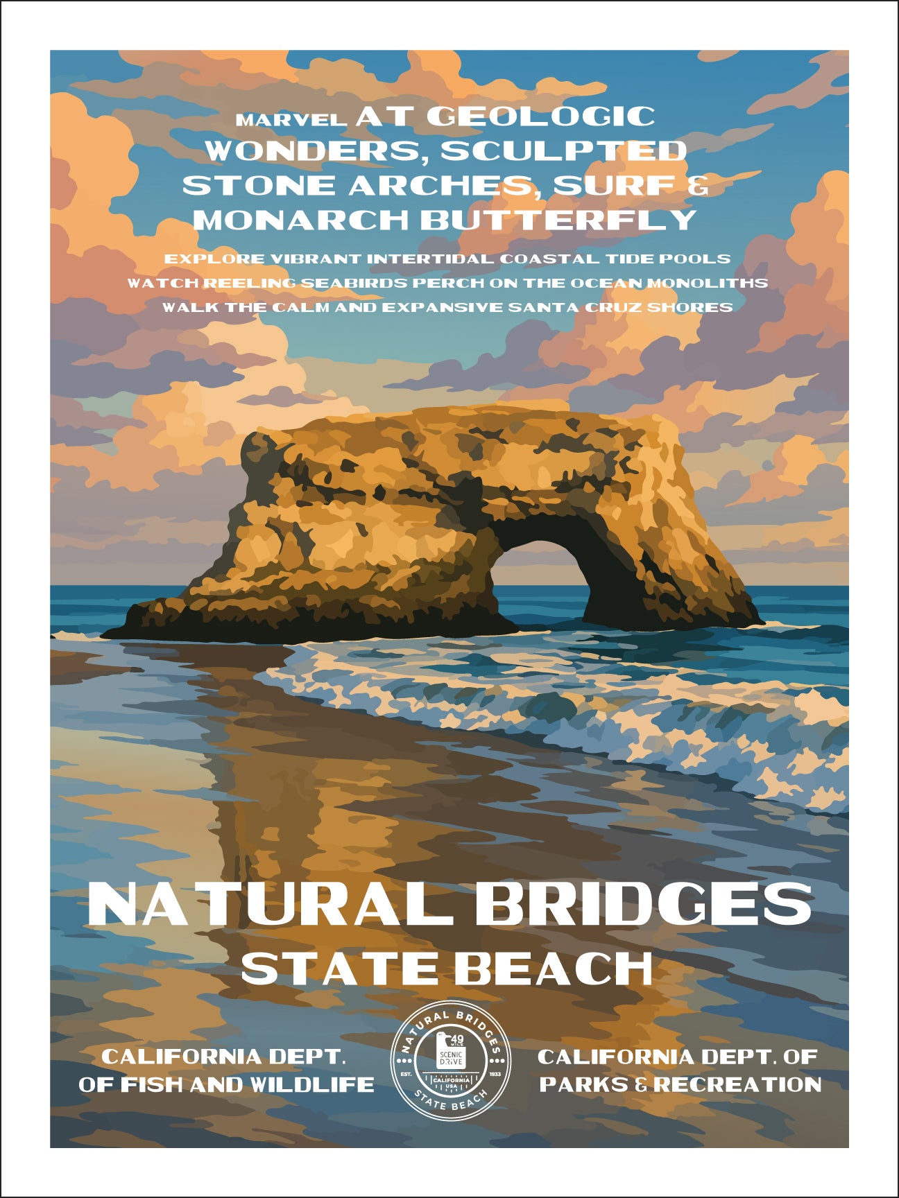 Natural Bridges State Beach