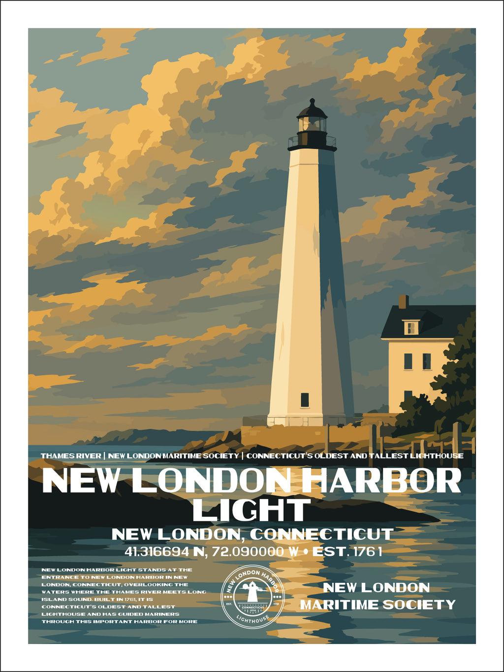 New London Harbor Lighthouse