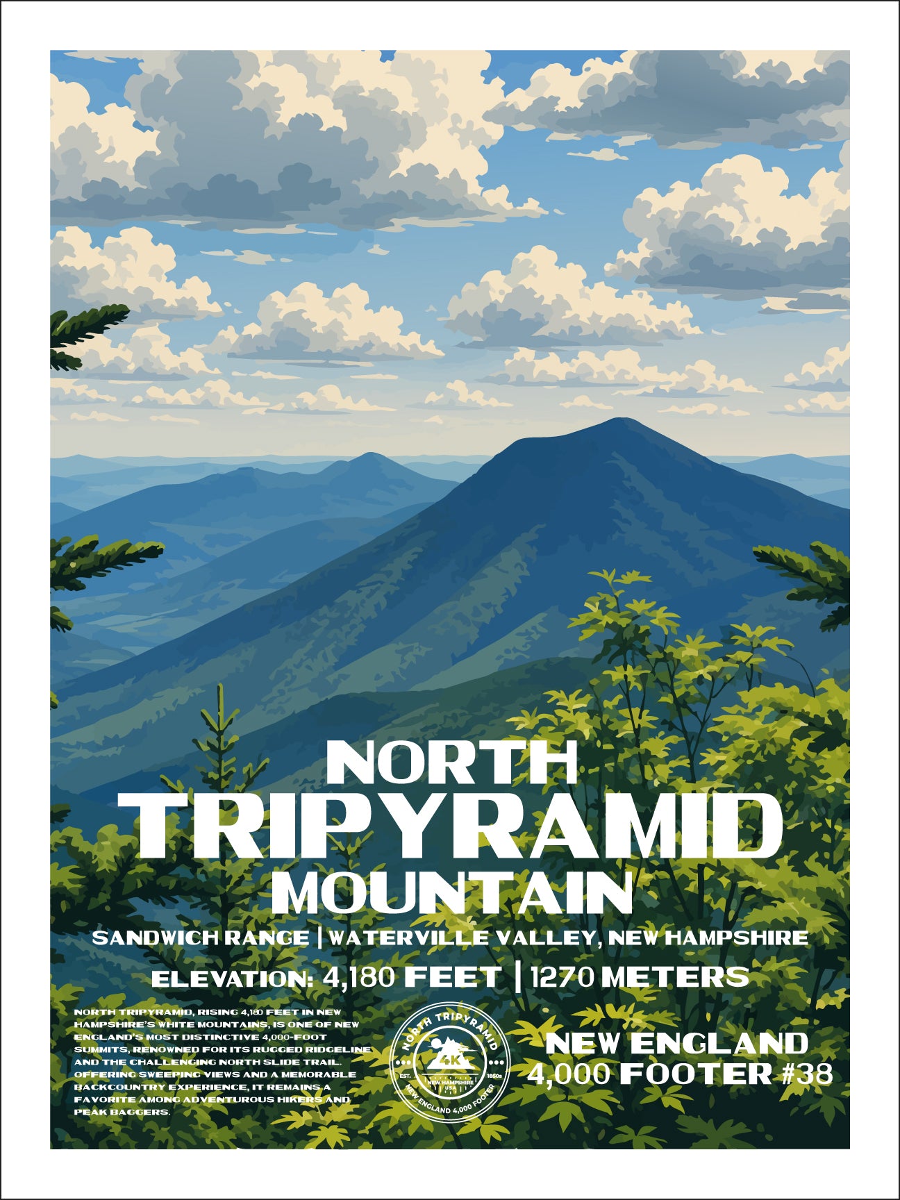 North Tripyramid Mountain