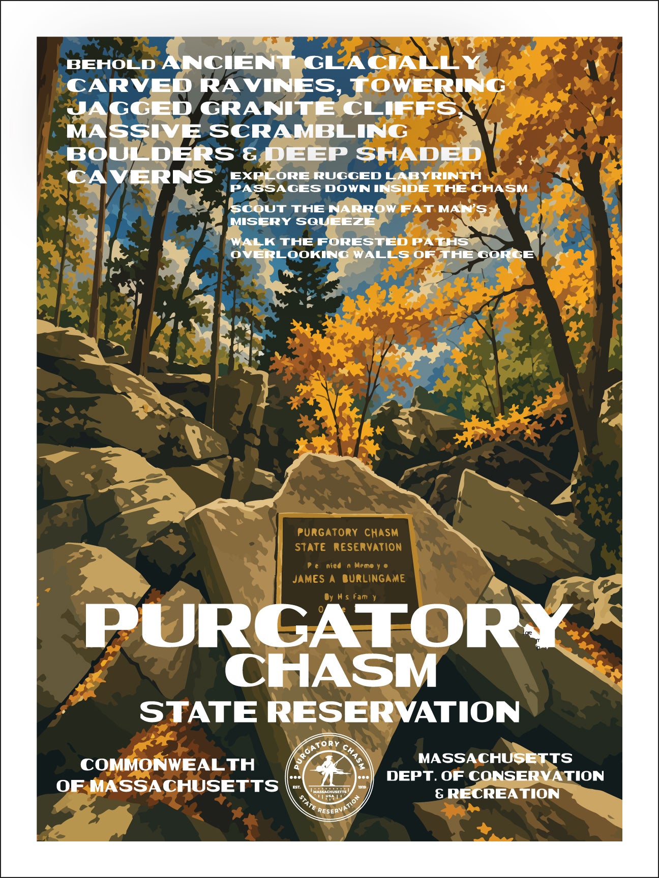 Purgatory Chasm State Park