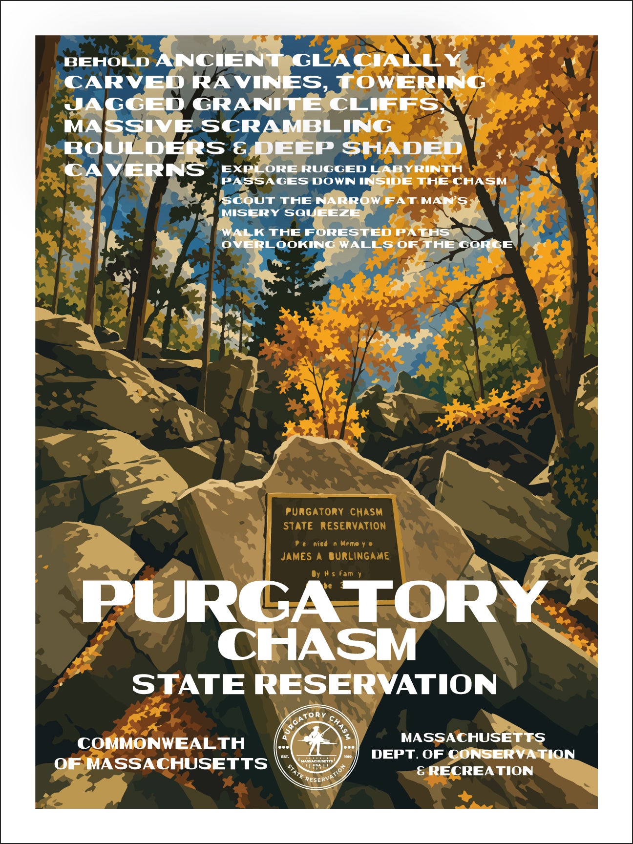 Purgatory Chasm State Park