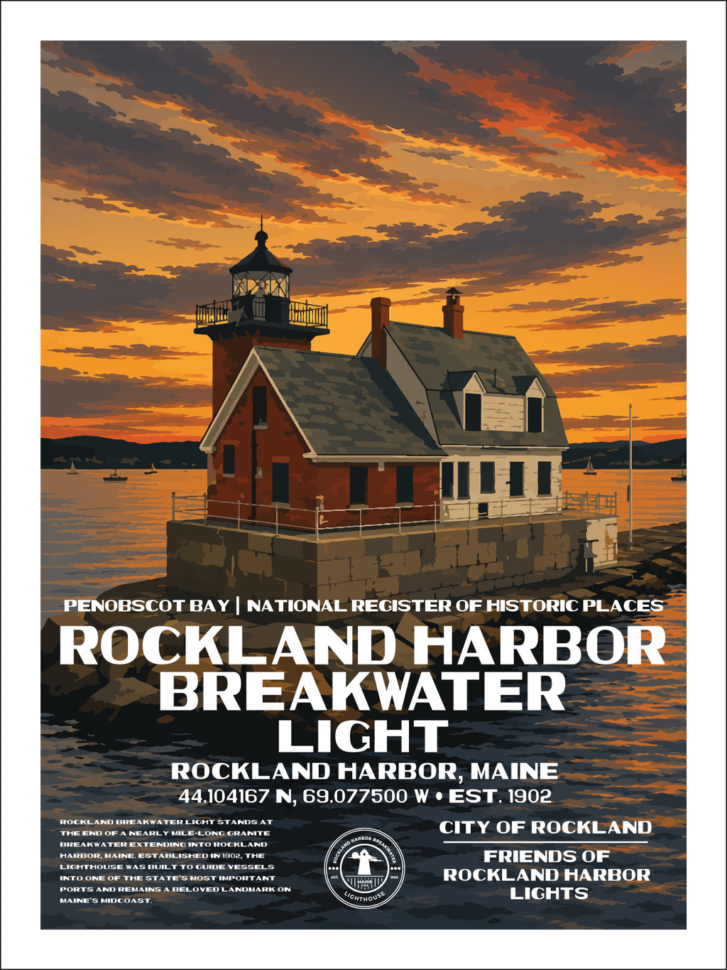 Rockland Breakwater Lighthouse
