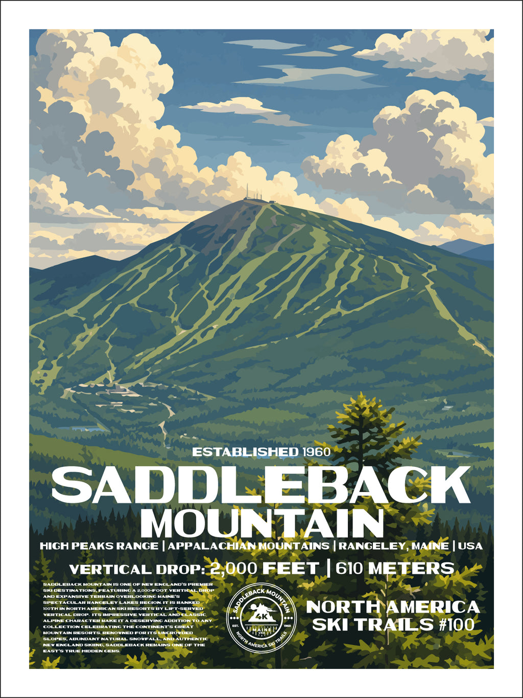 Saddleback Mountain Ski Resort