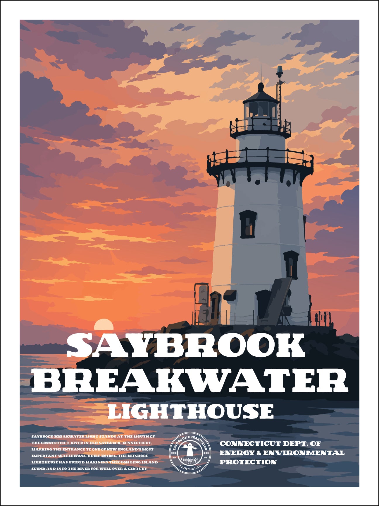 Saybrook Breakwater Lighthouse